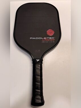Paddletek Reserve Honeyfoam Pickleball Paddle - Black with Red Accent